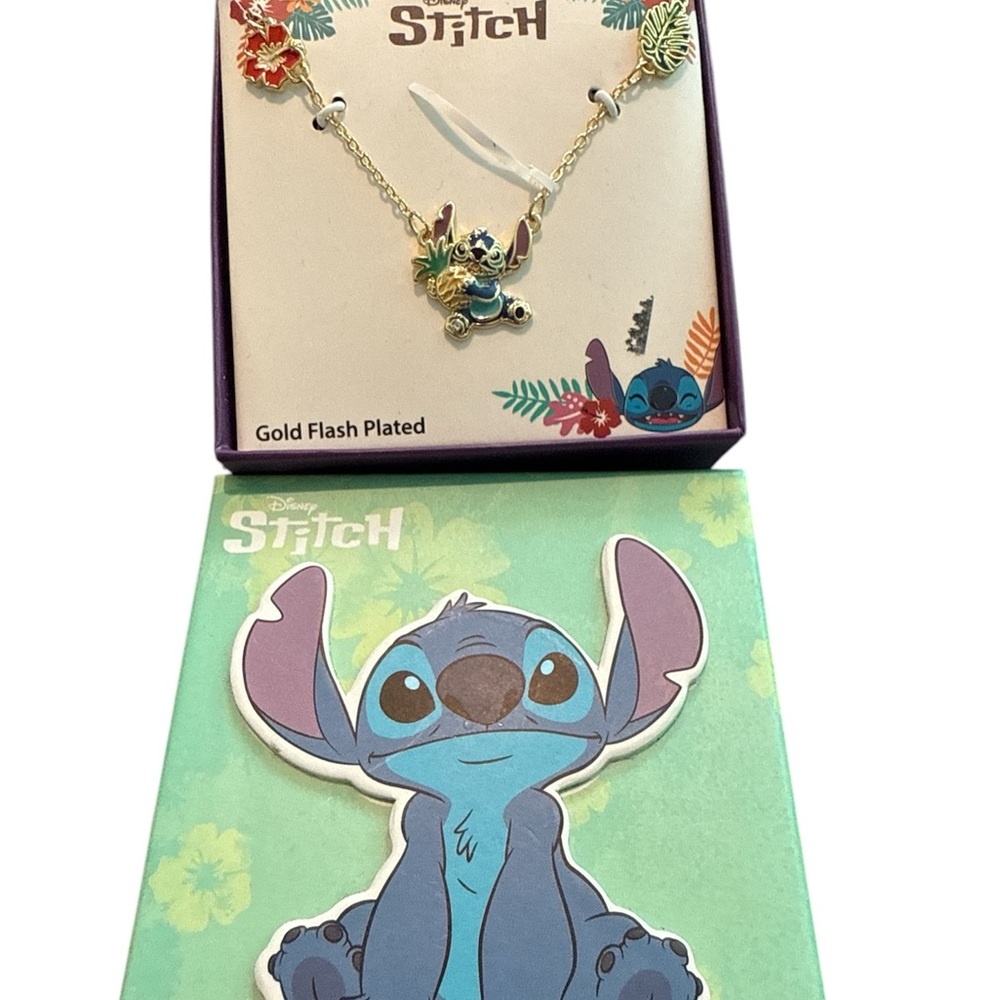 Disney's Lilo & Stitch Crystal Station Necklace